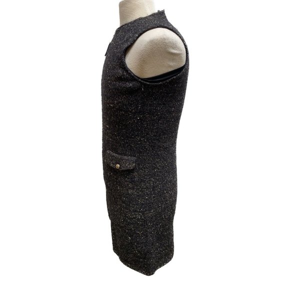 100% Auth LOUIS VUITTON Women's Wool Knit Full Zip Up Dress Size L 8US 12UK - Picture 8 of 8